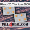 Rhino 25 Titanium 8000 25